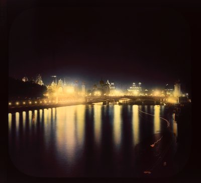 Paris Exposition: Night View, 1900 by French Photographer